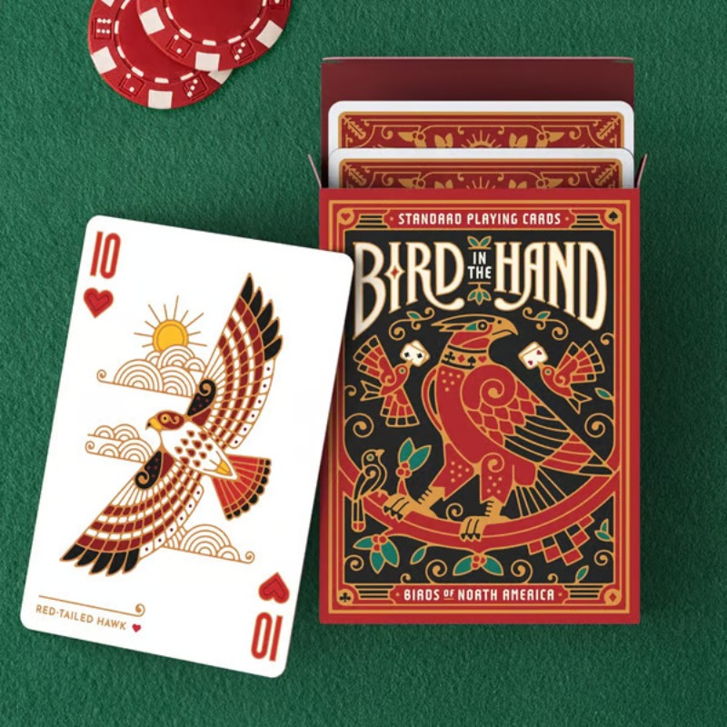 Board Game Research - 54-teiliges Karten-Set mit Vogelmotiv, Spielkarten mit