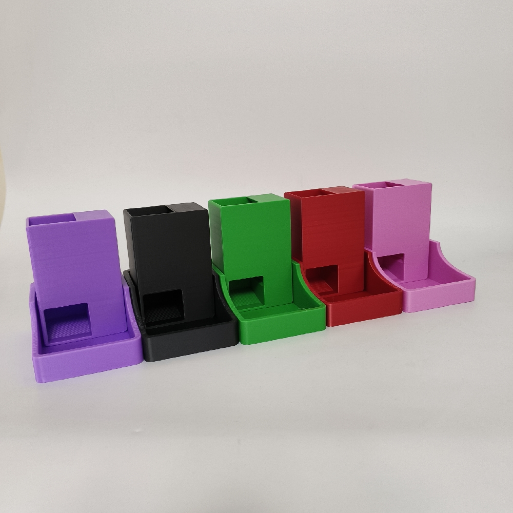 Dice Tower Wooden - Portalbe Mini-Würfelturm mit Aufbewahrungsbrett, Spielzubehör, Kartenspiel-Requisite,