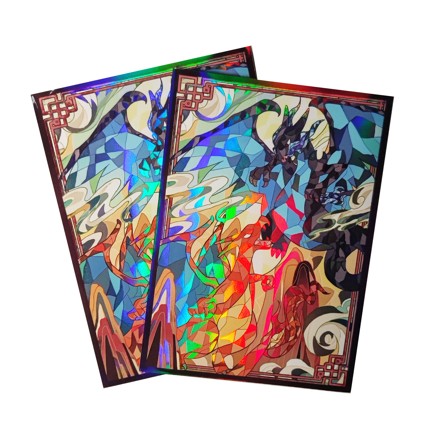 Board Game Research - 60ct Holo-Kartenhüllen, 66 x 91 mm,