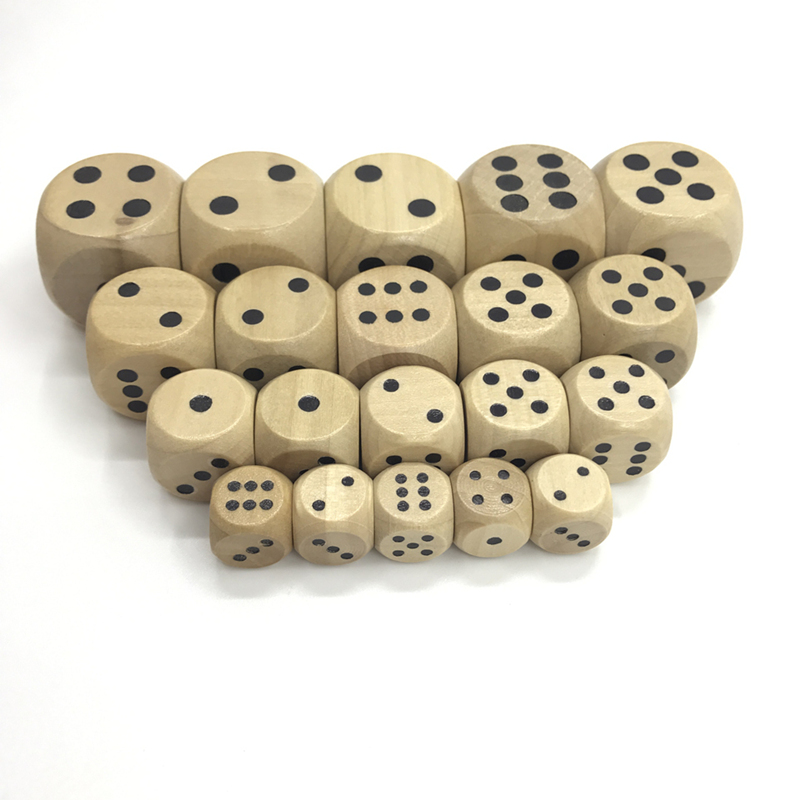 Dice Tower Wooden - Neue Packung mit 100 Stück Spielfiguren,