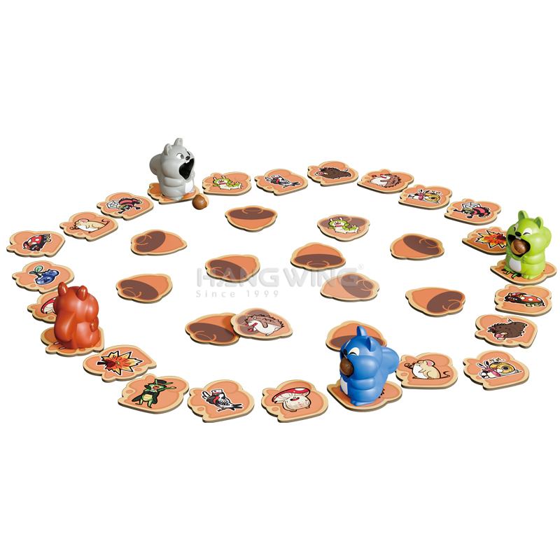 Board Game Hotel - Winning Nutland Squirrel Adventure Race Brettspiel