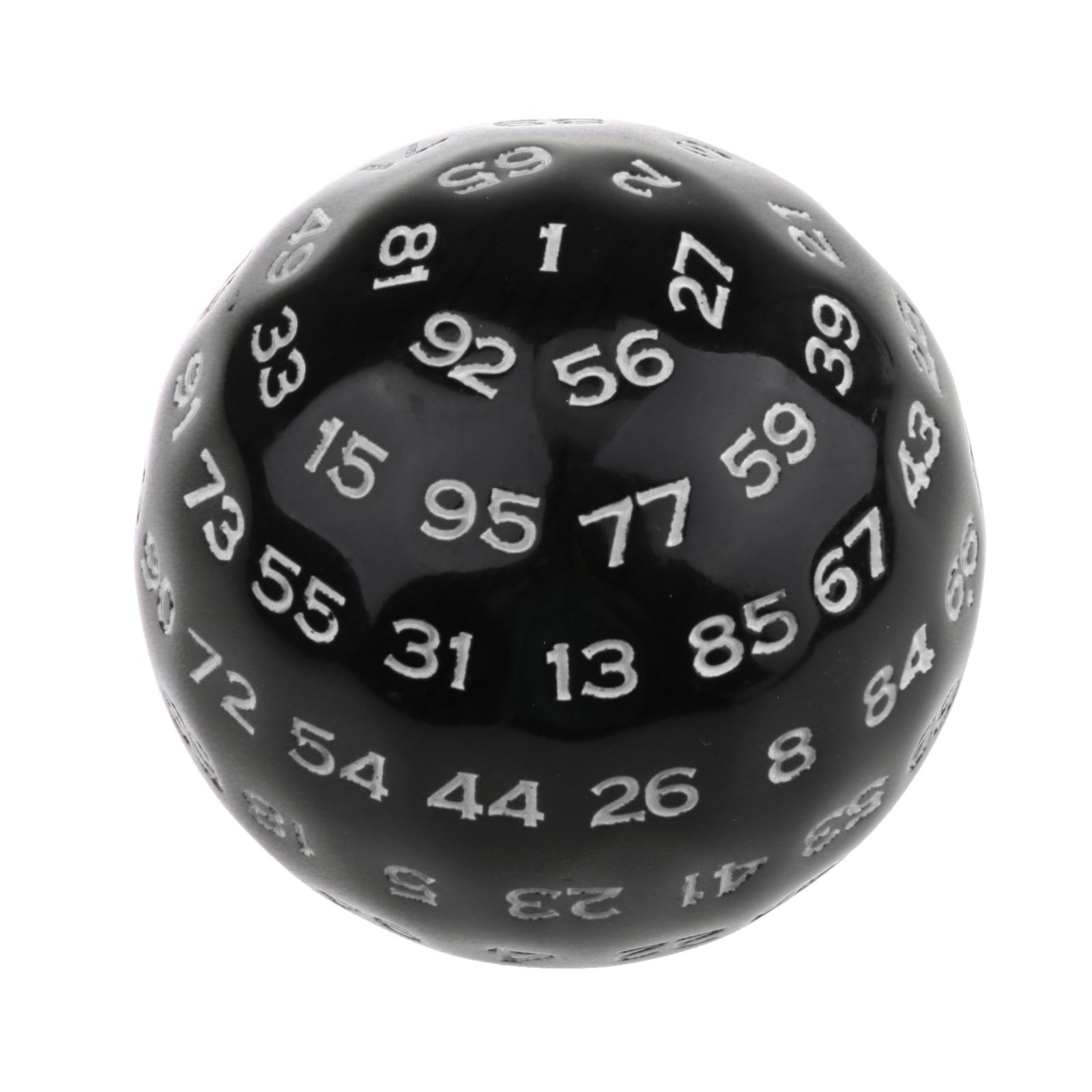 100-seitige Acrylwürfel D100 W – Board Game Roleplay Bewertung und Preis