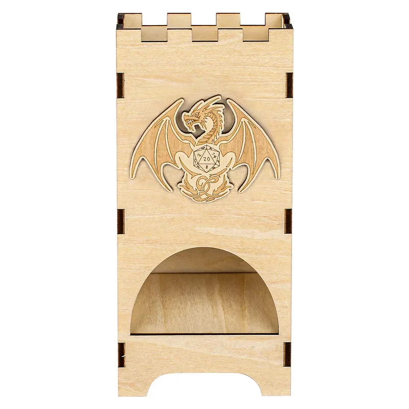 Geheimnisvolles Drachenmuster  – Dice Tower Wooden Bewertung und Preis