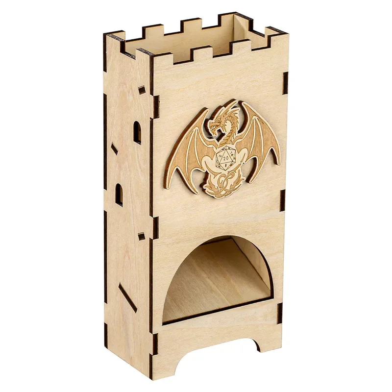 Geheimnisvolles Drachenmuster  – Dice Tower Wooden Bewertung und Preis