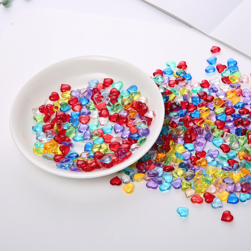 100PCS 10*4mm Herz Form Acryl  – Board Game Verdant Bewertung und Preis