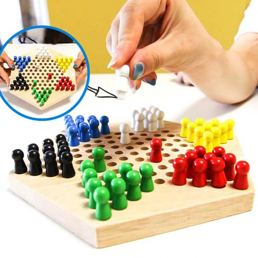 Lernbrett aus Holz für Kinder, – Board Game Halma Bewertung und Preis