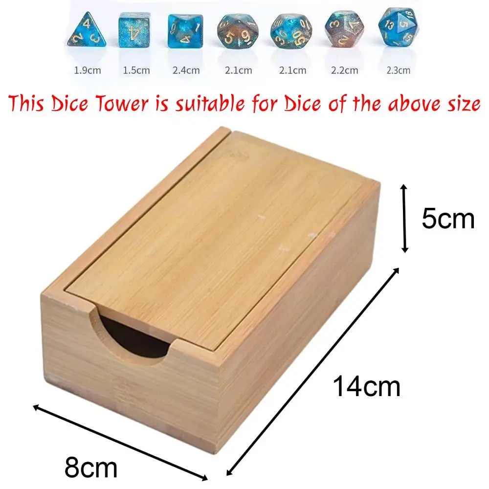 Faltbarer Würfelturm aus Holz, – Dice Tower Wooden Bewertung und Preis