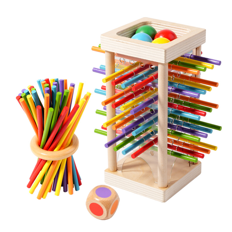 Lernspielzeug - Desktop-Würfel – Dice Tower Wooden Bewertung und Preis