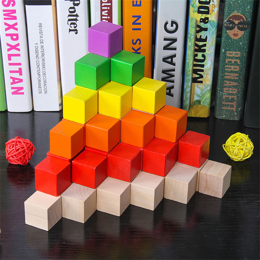 30 Stück/Set 2x2cm Bunte Holzw – Dice Tower Wooden Bewertung und Preis