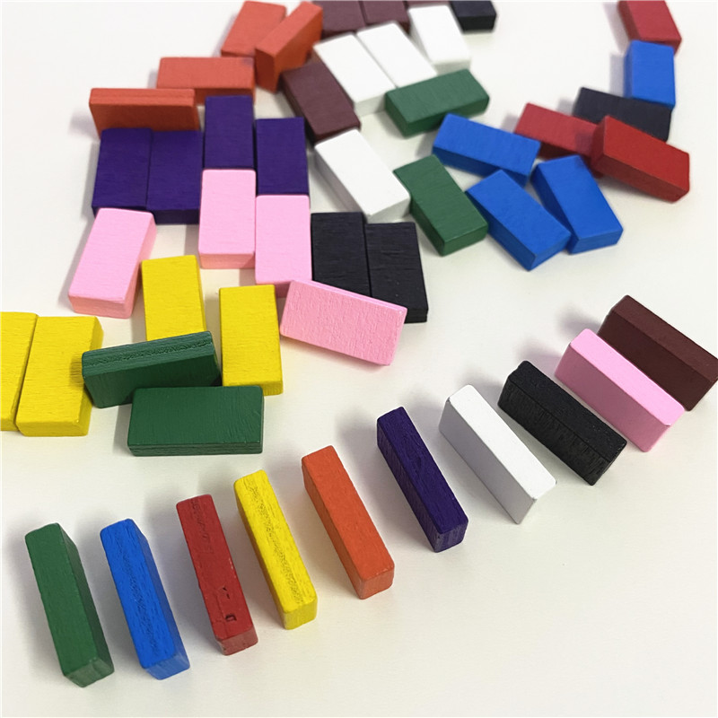 50 Pcs 20*10*5mm Bunte Ziegel  – Board Game Verdant Bewertung und Preis