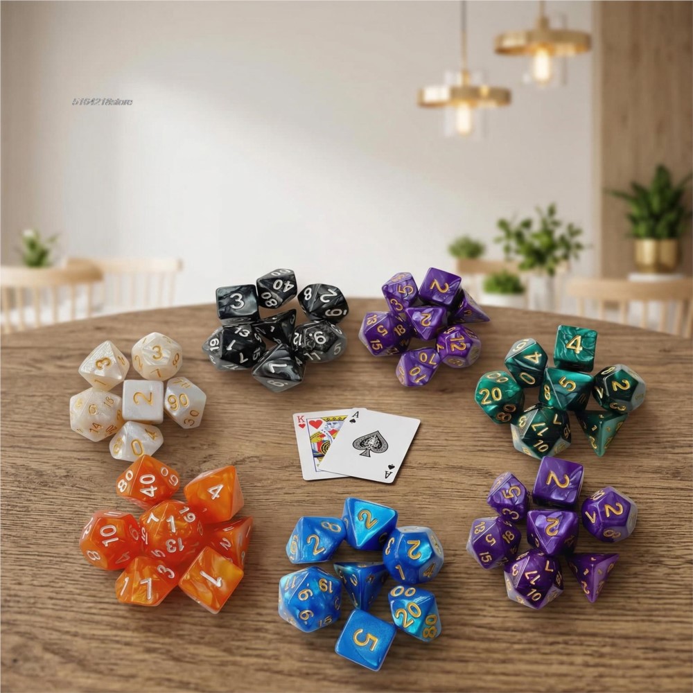7-teiliges Set Würfel für Bret – Board Game Verdant Bewertung und Preis