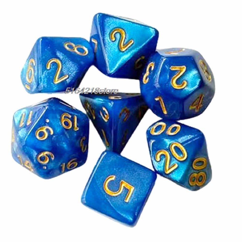 7-teiliges Set Würfel für Bret – Board Game Verdant Bewertung und Preis