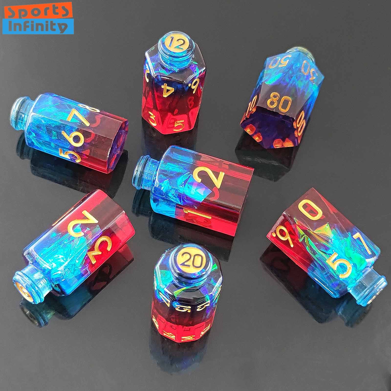 7 teile/satz Harz Medizin Flas – Board Game Roleplay Bewertung und Preis