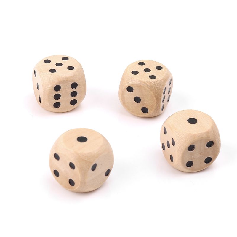 10 Stücke Holzwürfel 6 Seitige – Dice Tower Wooden Bewertung und Preis